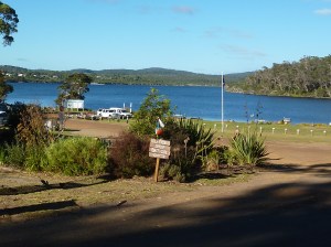 Rest Point caravan park is right on this inlet - stunning.