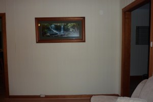 So much nicer than dark wood walls.