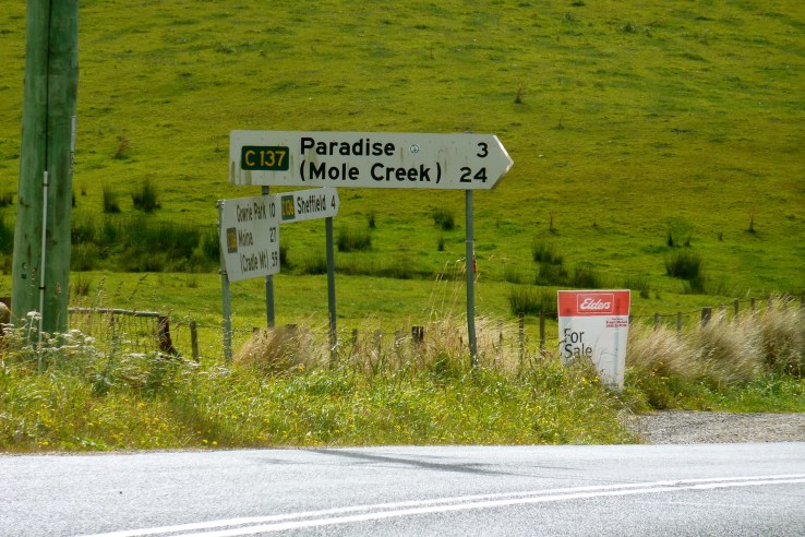 Driving through Paradise.