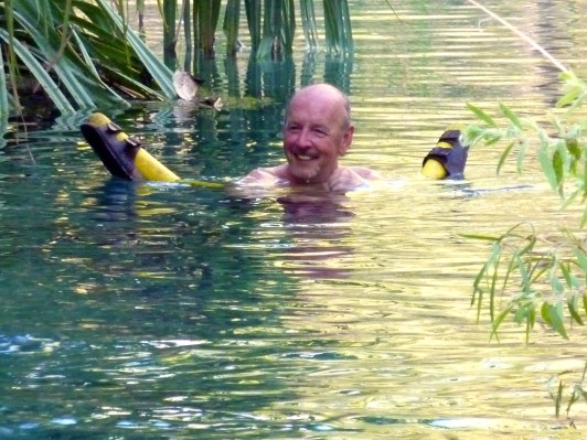 Happy and relaxed, a real pleasure.