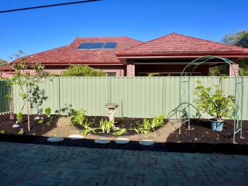 All planted and mulched, just waiting for it to grow now.