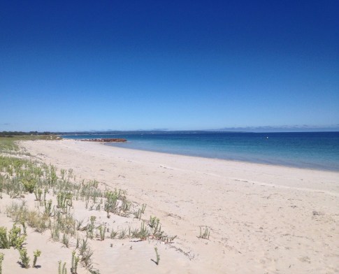 Not a bad view to enjoy on our walks.