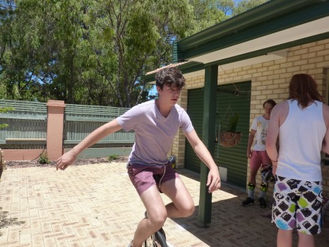 And Josh showing everyone how it's done - he's multi talented that grandson of mine.